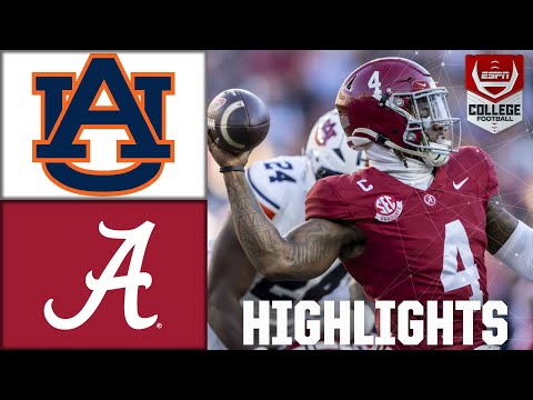 Iron Bowl 🏈 Auburn Tigers vs. Alabama Crimson Tide | Full Game Highlights | ESPN College Football