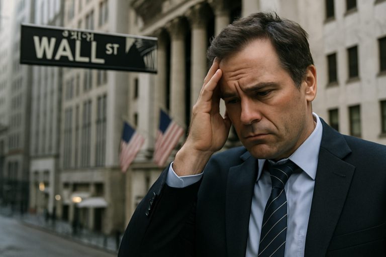 Wall Street pretresen: Terminski indeksi padajo, saj se zaostrova trgovinska vojna in naraščajo opozorila o svetovni rasti